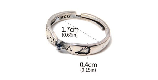 Anel Jujutsu Kaisen - Megumi Fushiguro