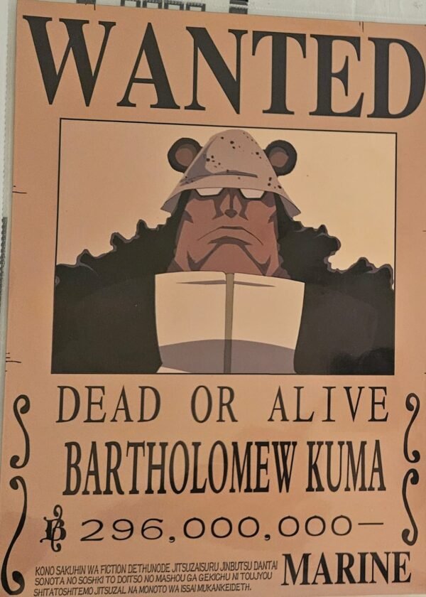 Wanted Poster - Bartholomew Kuma